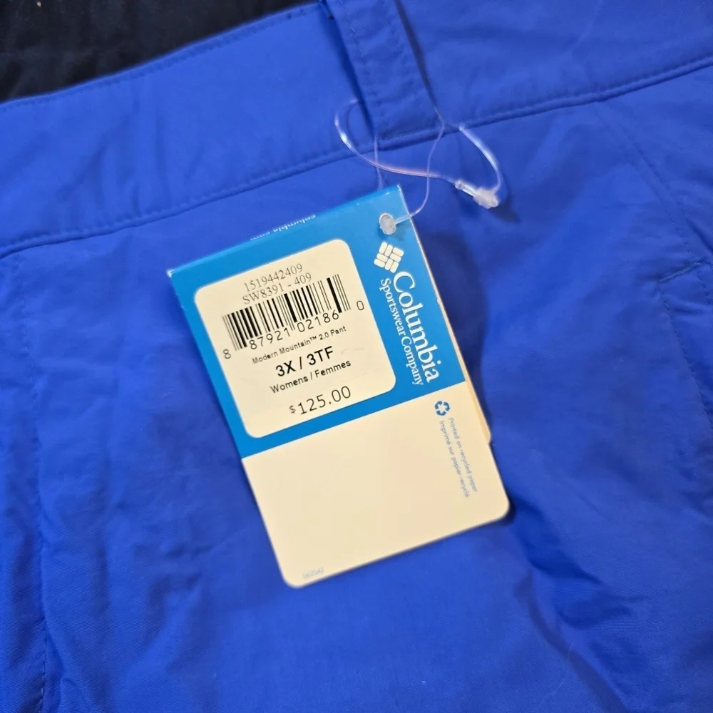 COLUMBIA WOMENS MODERN MOUNTAIN 2.0 WINTER SNOW PANTS INSULATED WATERPROOF Sz 3x